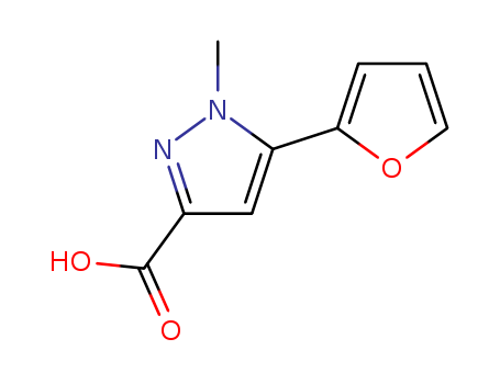 5-(2-Furyl)-1-methyl-1H-pyrazole-3-carboxylic acid, 97%