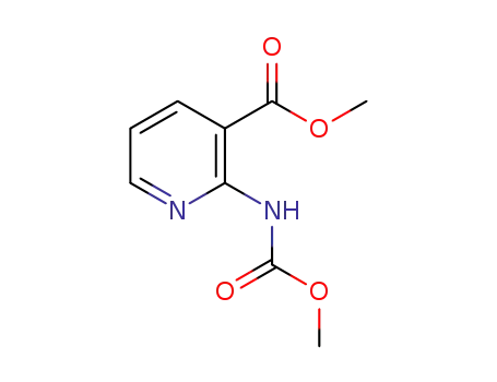 Molecular Structure of 1395044-59-3 (methyl 2-((methoxycarbonyl)amino)pyridinecarboxylate)