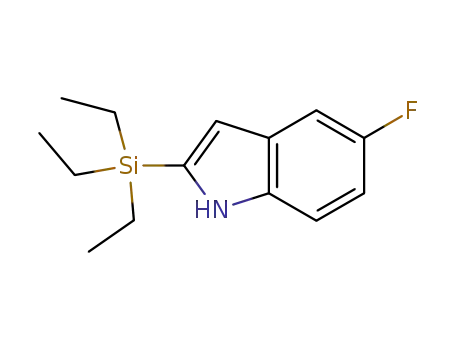 5-플루오로-2-트리에틸실릴린돌