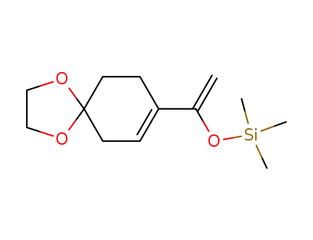 4-<1-(trimethylsiloxy)vinyl>cyclohex-3-enone 1-ethylene ketal