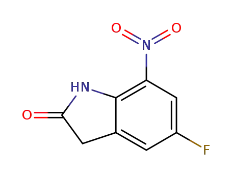 5-fluoro-7-nitro-1,3-dihydro-indol-2-one