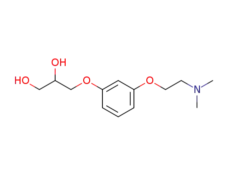 Molecular Structure of 107411-85-8 (3-{3-[2-(dimethylamino)ethoxy]phenoxy}propane-1,2-diol)