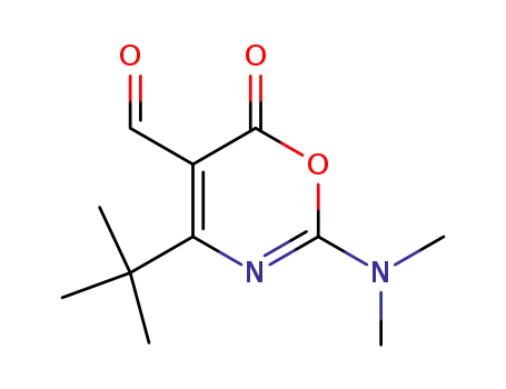 4-tert-Butyl-2-dimethylamino-6-oxo-6H-[1,3]oxazine-5-carbaldehyde