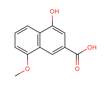 2-Naphthalenecarboxylic acid, 4-hydroxy-8-Methoxy-