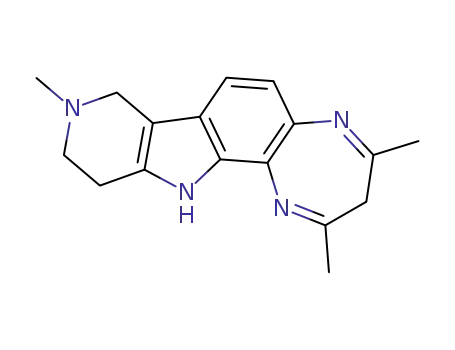 Pyrido(3',4':4,5)pyrrolo(2,3-g)-1,5-benzodiazepine, 3,8,9,10,11,12-hexahydro-2,4,9-trimethyl-