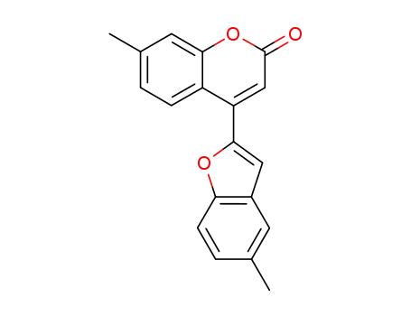 2H-1-Benzopyran-2-one, 7-methyl-4-(5-methyl-2-benzofuranyl)-