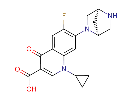 Molecular Structure of 108461-04-7 (N-DESMETHYLDANOFLOXACIN)