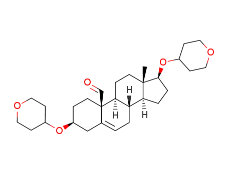 19-oxoandrost-5-ene-3β,17β-diol bis(tetrahydropyranyl ether)