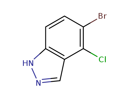 5-Bromo-4-chloro-1H-indazole cas  1082041-90-4