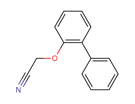 Molecular Structure of 107624-44-2 ((Biphenyl-2-yloxy)-acetonitrile)
