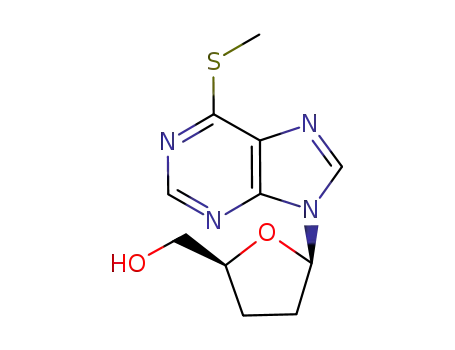 {(2S,5R)-5-[6-(methylsulfanyl)-9H-purin-9-yl]tetrahydrofuran-2-yl}methanol