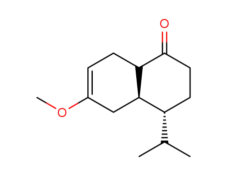 (5R*,6R*)-(+/-)-5-Isopropyl-8-methoxybicyclo<4.4.0>dec-8-en-2-on