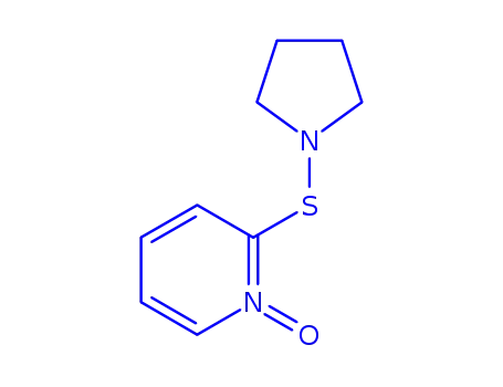 Molecular Structure of 107644-88-2 (Pyrrolidine, 1-[(1-oxido-2-pyridinyl)thio]- (9CI))