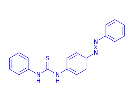 Molecular Structure of 1086228-35-4 ((E)-1-phenyl-3-(4-(phenyldiazenyl)phenyl)thiourea)