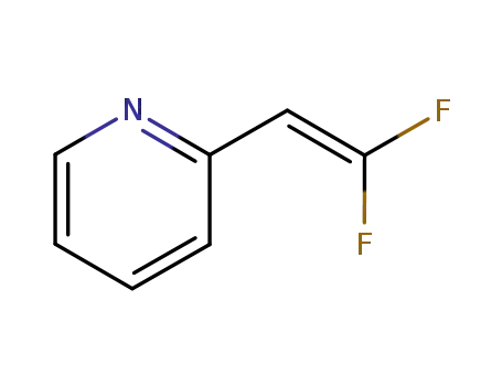 피리딘, 2-(2,2-디플루오로에테닐)-(9CI)