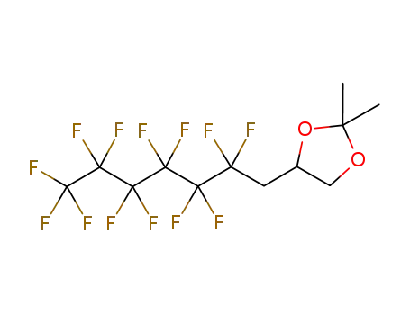 4-(2,2,3,3,4,4,5,5,6,6,7,7,7-tridecafluoroheptan-1-yl)-2,2-dimethyl-1,3-dioxolane
