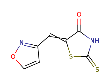 4-Thiazolidinone,5-(3-isoxazolylmethylene)-2-thioxo- cas  1078-50-8