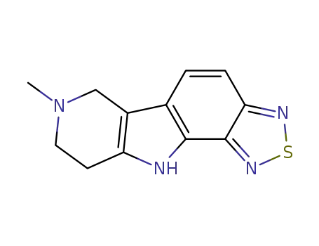7-Methyl-6,7,8,9-tetrahydro-<4,3-c><1,2,5>-thiadiazolo<3,4-g>indole