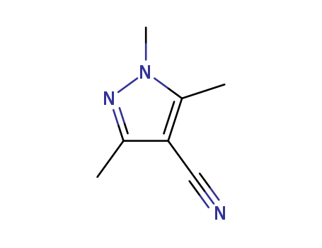 1,3,5-trimethyl-1H-pyrazole-4-carbonitrile(SALTDATA: FREE)