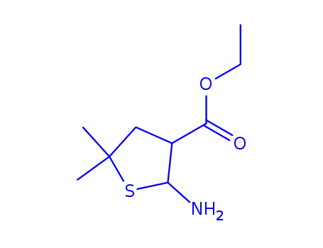 3-티오펜카르복실산,2-아미노테트라히드로-5,5-디메틸-,에틸에스테르(9CI)