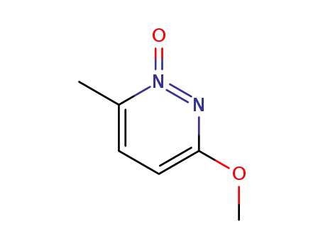 Molecular Structure of 1074-48-2 (3-methoxy-6-methylpyridazine 1-oxide)