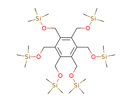 Trimethyl[(2,3,4,5,6-pentakis([(trimethylsilyl)oxy]methyl)benzyl)oxy]s ilane
