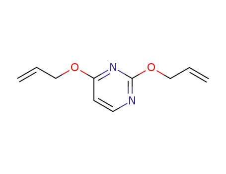 Molecular Structure of 1489-12-9 (2,4-bis(prop-2-en-1-yloxy)pyrimidine)