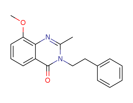 4(3H)-QUINAZOLINONE,8-METHOXY-2-METHYL-3-PHENETHYL-