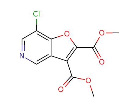 7-chloro-furo[3,2-<i>c</i>]pyridine-2,3-dicarboxylic acid dimethyl ester