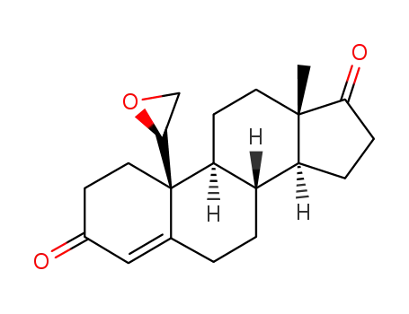 Molecular Structure of 108180-14-9 (10-oxirane-4-estrene-3,17-dione)