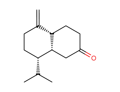 Molecular Structure of 27548-51-2 ((1R*,5S*,6R*)-(+/-)-5-Isopropyl-2-methylenbicyclo<4.4.0>decan-8-on)