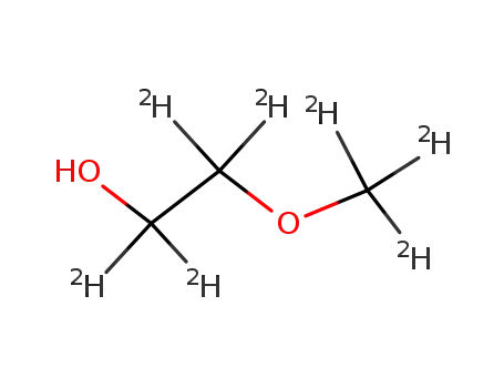 Molecular Structure of 108152-85-8 (2-METHOXY-D3-ETHANOL-1,1,2,2-D4)
