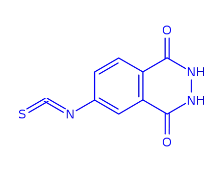 Molecular Structure of 107807-39-6 (2,3-DIHYDRO-6-ISOTHIOCYANATO-1,4-PHTHALAZINEDIONE)