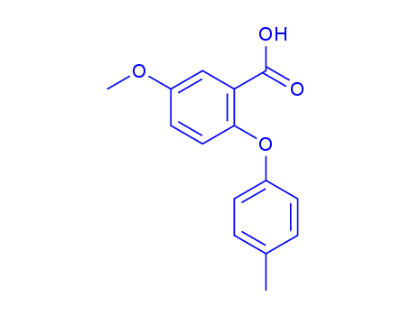 Benzoic acid, 5-methoxy-2-(4-methylphenoxy)-