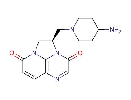 (2R)-2-[(4-amino-1-piperidinyl)methyl]-1,2-dihydro-3H,8H-2a,5,8a-triazaacenaphthylene-3,8-dione