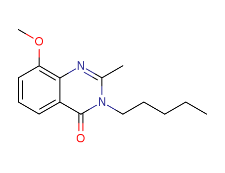 4(3H)-QUINAZOLINONE,8-METHOXY-2-METHYL-3-PENTYL-