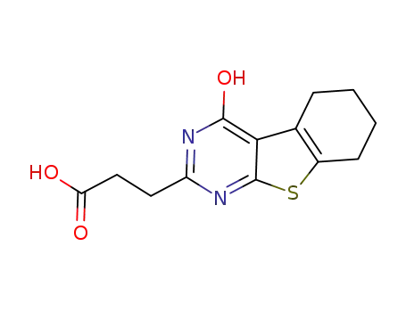 3-(4-oxo-5,6,7,8-tetrahydro-3H-[1]benzothiolo[2,3-d]pyrimidin-2-yl)propanoic acid