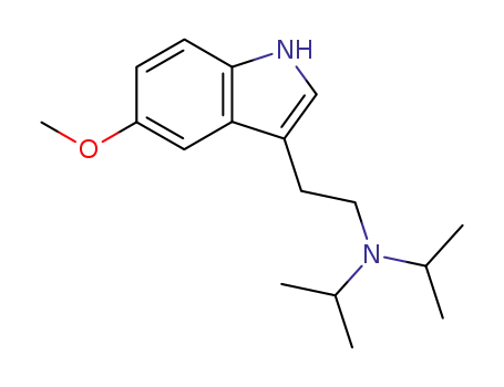 Molecular Structure of 4021-34-5 (5-Methoxy-N,N-diisopropyltryptamine)