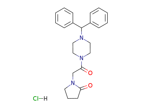 1-(((4-(DIBENZYL)-(PIPERAZIN-1-YL))CARBONYL)METHYL)-2-PYRROLIDIN-1-YLNE HCL HYDRATE