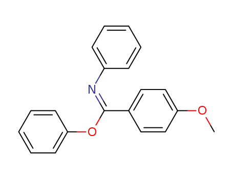 Molecular Structure of 1089303-32-1 (phenyl 4-methoxy-N-phenylbenzenecarboximidoate)