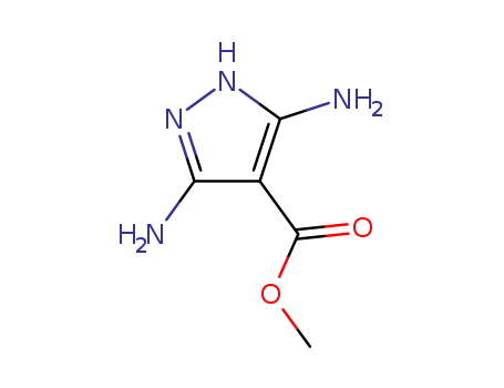 1H-Pyrazole-4-carboxylic acid, 3,5-diamino-, methyl ester