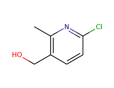 Molecular Structure of 1093879-95-8 ((6-chloro-2-methylpyridin-3-yl)methanol)