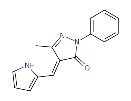 5-methyl-2-phenyl-4-(1H-pyrrol-2-ylmethylene)-2,4-dihydro-3H-pyrazol-3-one