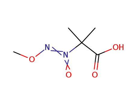 Propanoic acid, 2-(methoxy-NNO-azoxy)-2-methyl- (9CI)