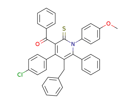 [5-benzyl-4-(4-chlorophenyl)-1-(4-methoxyphenyl)-6-phenyl-2-thioxo-1,2-dihydro-3-pyridinyl](phenyl)methanone