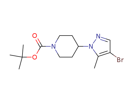 tert-butyl 4-(4-bromo-5-methyl-1H-pyrazol-1-yl)piperidine-1-carboxylate