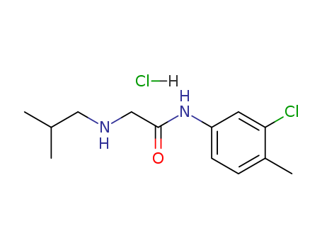 Acetamide,N-(3-chloro-4-methylphenyl)-2-[(2-methylpropyl)amino]-, hydrochloride (1:1)