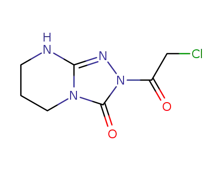 1,2,4-Triazolo[4,3-a]pyrimidin-3(2H)-one, 2-(chloroacetyl)-5,6,7,8-tetrahydro- (9CI)
