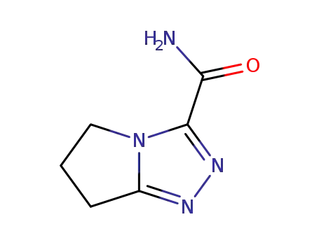 5H-Pyrrolo[2,1-c]-s-triazole-3-carboxamide,6,7-dihydro-(6CI)