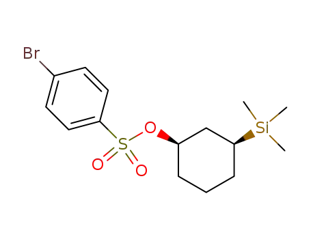 cis-3-(trimethylsilyl)cyclohexyl brosylate